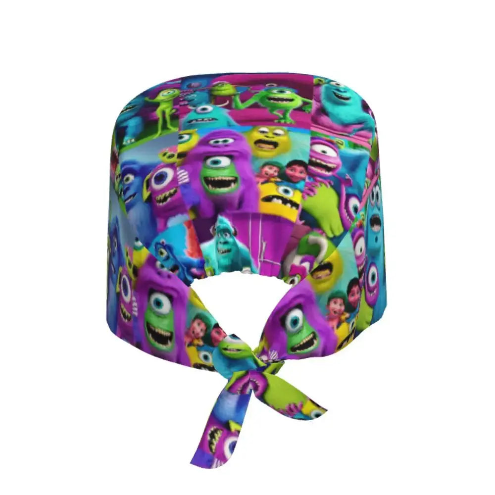 Casquette de travail réglable personnalisée avec dessin animé Monsters University, casquette chirurgicale pour hommes et femmes, casquette chirurgicale pour infirmières, médecins et chirurgiens MedSurgery Store For Digital Health