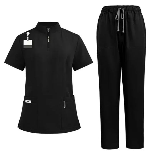 Blouse chirurgicale pour médecin et infirmière, ensemble de gommage pour femme, vêtements de travail pour salon de beauté, blouse clinique, pantalon de gommage, tunique d'infirmière pour Spa CJdropshipping