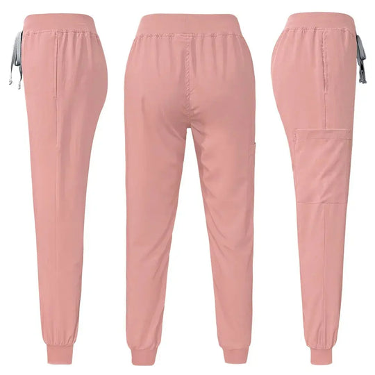 Uniformes médicaux moulants pour femmes, ensembles de blouses, accessoires de soins infirmiers, blouses de chirurgie hospitalière, cliniques dentaires, salons de beauté, vêtements de travail CJdropshipping