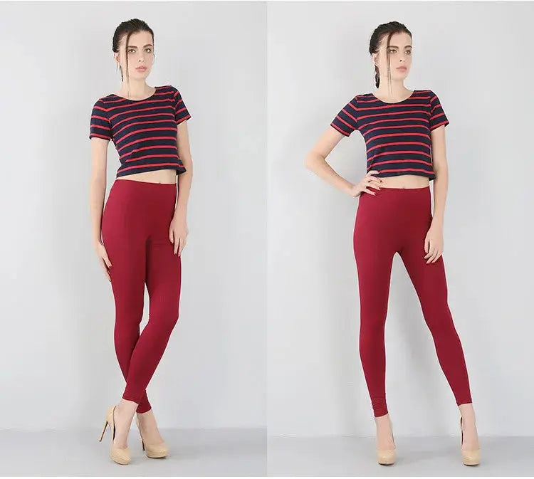 Leggings extensibles en fibre de bambou pour femmes, neuf points, décontractés, grande taille, printemps, été et automne, nouveau de 2024 DSers Fulfillment