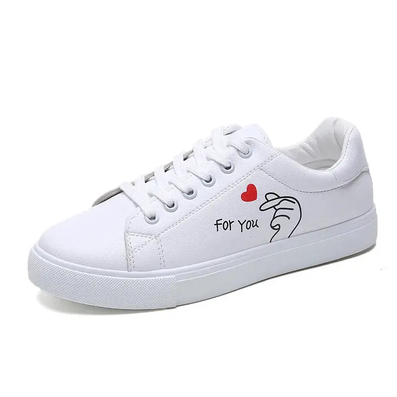 Chaussures de course blanches respirantes pour femmes, nouvelles chaussures décontractées avec lacets et fleurs brodées pour le printemps et l'automne MedSurgery Store For Digital Health