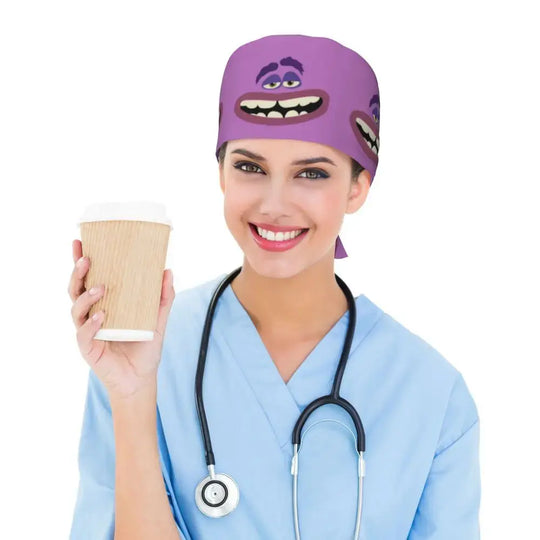 Casquette de travail réglable personnalisée avec dessin animé Monsters University, casquette chirurgicale pour hommes et femmes, casquette chirurgicale pour infirmières, médecins et chirurgiens MedSurgery Store For Digital Health
