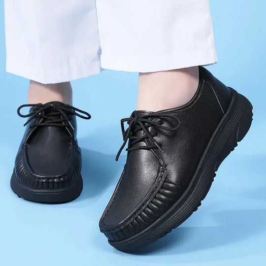 STRONGSHEN, chaussures blanches à plateforme, chaussures d'infirmières, chaussures de travail légères et confortables, chaussures à enfiler à la mode pour les femmes MedSurgery Store For Digital Health