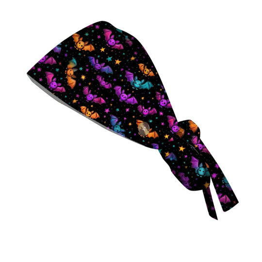 Casquette unisexe de médecin ou d'infirmier avec imprimé Halloween - Casquette de médecin avec imprimé pour le travail médical. Style décontracté en coton, confortable et élégant. CJdropshipping