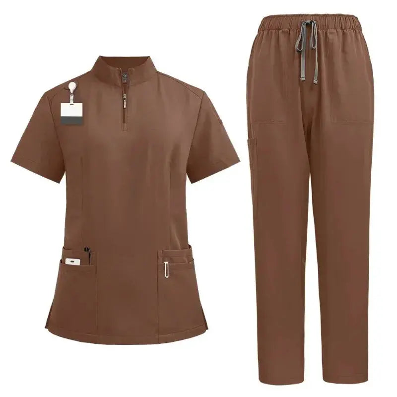 Blouse chirurgicale pour médecin et infirmière, ensemble de gommage pour femme, vêtements de travail pour salon de beauté, blouse clinique, pantalon de gommage, tunique d'infirmière pour Spa CJdropshipping