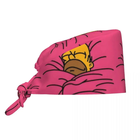 Casquette de travail réglable personnalisée avec explosion de cerveau, casquette chirurgicale des Simpsons, casquette chirurgicale pour infirmier, médecin, chirurgien, pour Chef MedSurgery Store For Digital Health