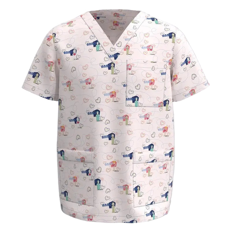 Uniforme clinique unisexe ANNO ProShield - Haut médical résistant au chlore (Modèle 09SS001) CJdropshipping