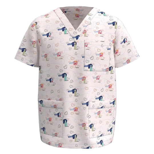 Uniforme clinique unisexe ANNO ProShield - Haut médical résistant au chlore (Modèle 09SS001) CJdropshipping