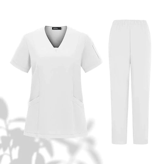 Ensemble d'uniformes médicaux pour hommes et femmes, vêtements de travail pour médecins, infirmières, cliniques dentaires, salons de beauté CJdropshipping