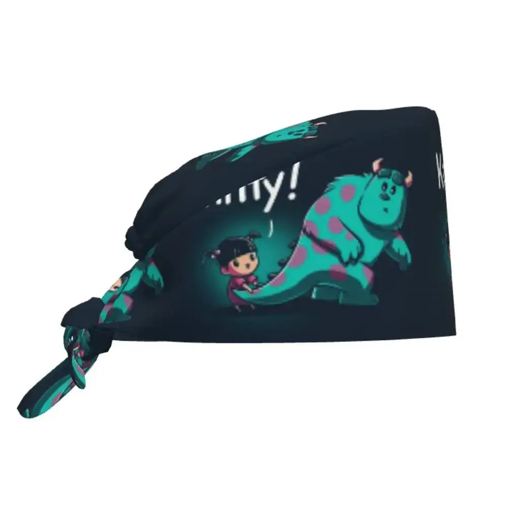 Casquette de travail réglable personnalisée avec dessin animé Monsters University, casquette chirurgicale pour hommes et femmes, casquette chirurgicale pour infirmières, médecins et chirurgiens MedSurgery Store For Digital Health