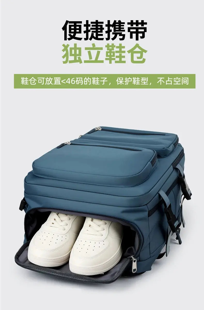 Grand sac à dos de voyage pour femmes et hommes, sac de cabine, sac à dos d'avion imperméable multifonctionnel avec chargement USB, sac à dos antivol MedSurgery Store For Digital Health