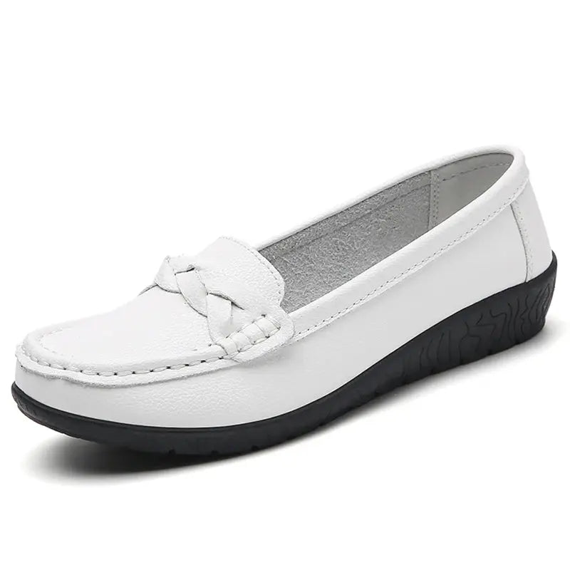 Chaussures pour femmes 2025, Nouvelles chaussures plates en cuir souple, Mocassins pour femmes, Chaussures plates décontractées, Chaussures pour femmes, Chaussures blanches pour femmes MedSurgery Store For Digital Health