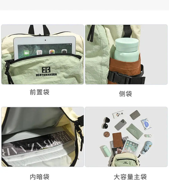 Sac à dos d'extérieur à double bandoulière pour femmes, de grande capacité. Il est portable et convient aux déplacements quotidiens et aux voyages. Il s'agit d'un cas MedSurgery Store For Digital Health