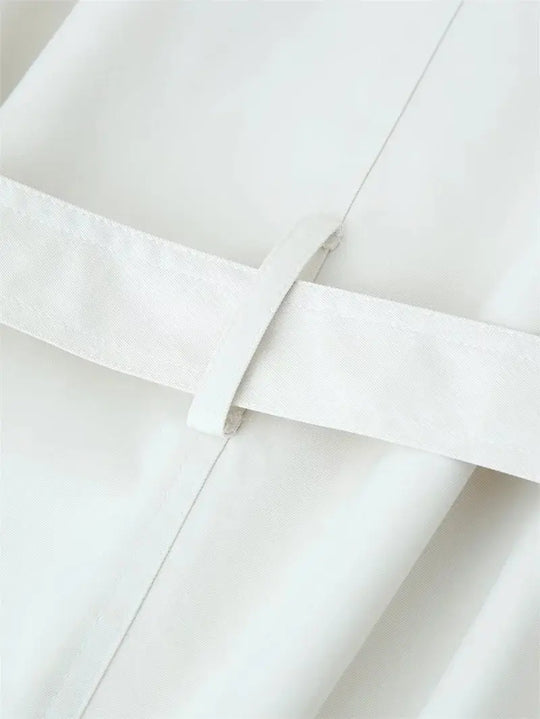 Trench-coat pour femmes, nouveau manteau court avec ceinture, revers, haut décontracté et habillé pour femmes 2025 MedSurgery Store For Digital Health