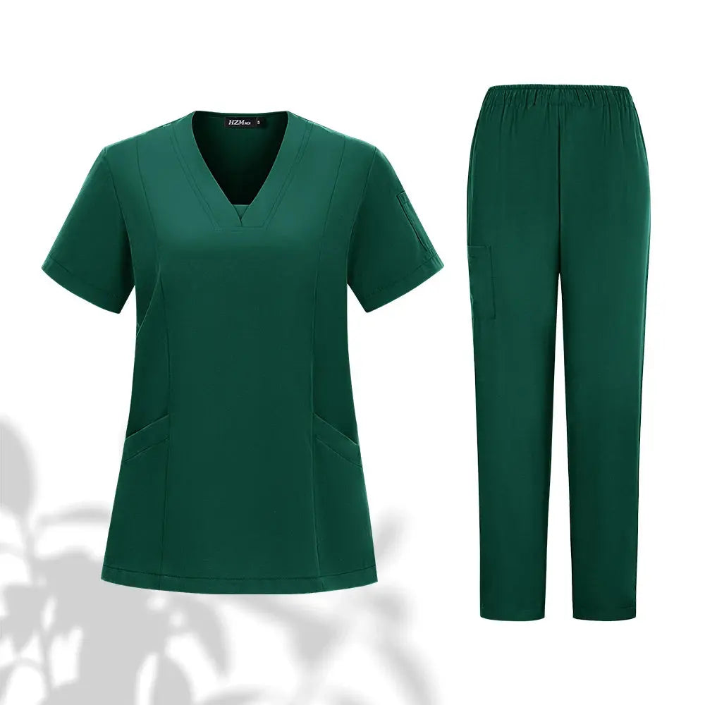 Ensemble d'uniformes médicaux pour hommes et femmes, vêtements de travail pour médecins, infirmières, cliniques dentaires, salons de beauté CJdropshipping