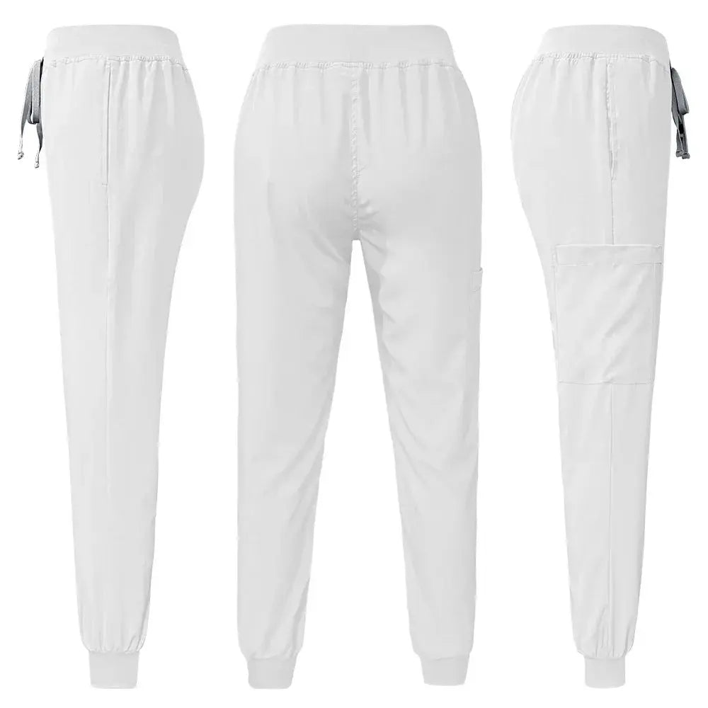 Uniformes médicaux moulants pour femmes, ensembles de blouses, accessoires de soins infirmiers, blouses de chirurgie hospitalière, cliniques dentaires, salons de beauté, vêtements de travail CJdropshipping