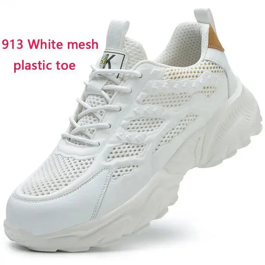 Chaussures de sécurité blanches pour hommes et femmes, antichoc, antiperforation, isolation, 6kv, résistantes à l'usure, noires, blanches, respirantes, légères MedSurgery Store For Digital Health