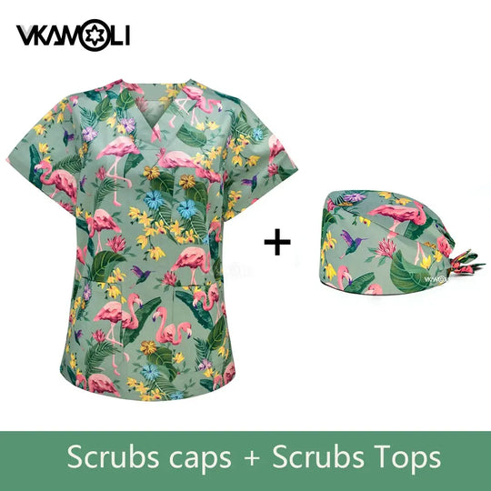 Uniformes pour cliniques vétérinaires, vêtements de travail pour femmes, combinaisons médicales, hauts exfoliants, chemises exfoliantes CJdropshipping
