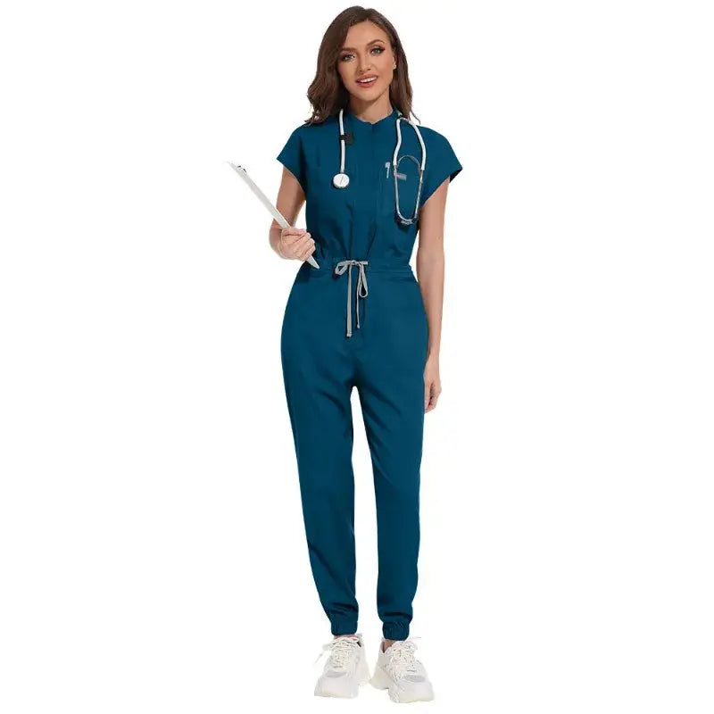 Wholesale Medical Scrubs, Women's Scrub Scrubs, Short Sleeve Scrubs, Medical Hospital Scrubs, Scrub Scrub with Pocket CJdropshipping