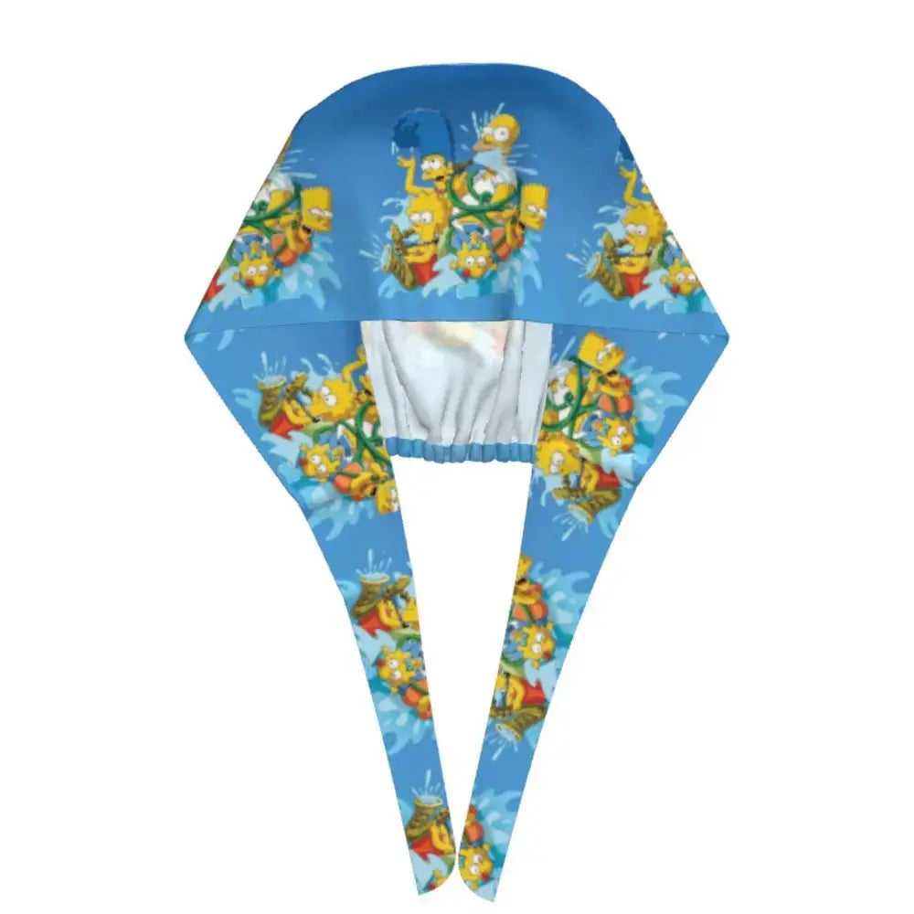 Personnalisé The Simpsons Cartoon Staff Medical Scrubs Hat Men Women Medical Nursing Surgical Scrub Caps MedSurgery Store For Digital Health