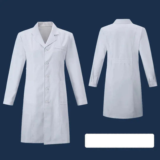Blouse blanche, vêtements expérimentaux pour étudiants universitaires, vêtements médicaux à manches longues pour hommes et femmes, chimie et médecine à manches courtes MedSurgery Store For Digital Health
