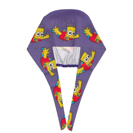 Personnalisé The Simpsons Cartoon Staff Medical Scrubs Hat Men Women Medical Nursing Surgical Scrub Caps MedSurgery Store For Digital Health