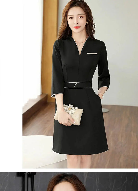 Uniforme d'été pour esthéticienne, combinaison à manches courtes pour salon de beauté, vêtements d'esthéticienne pour spa, vêtements de travail pour massage en hôtel, combinaison coréenne-BC MedSurgery Store For Digital Health