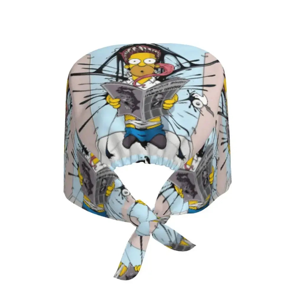 Casquette de travail réglable personnalisée avec explosion de cerveau, casquette chirurgicale des Simpsons, casquette chirurgicale pour infirmier, médecin, chirurgien, pour Chef MedSurgery Store For Digital Health