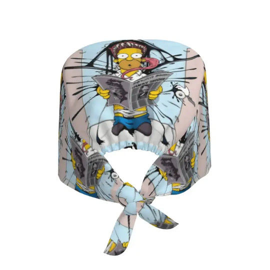 Casquette de travail réglable personnalisée avec explosion de cerveau, casquette chirurgicale des Simpsons, casquette chirurgicale pour infirmier, médecin, chirurgien, pour Chef MedSurgery Store For Digital Health