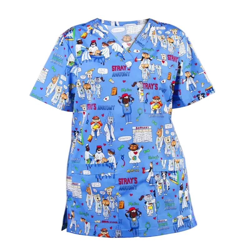 Uniforme clinique unisexe ANNO ProShield - Haut médical résistant au chlore (Modèle 09SS001) CJdropshipping