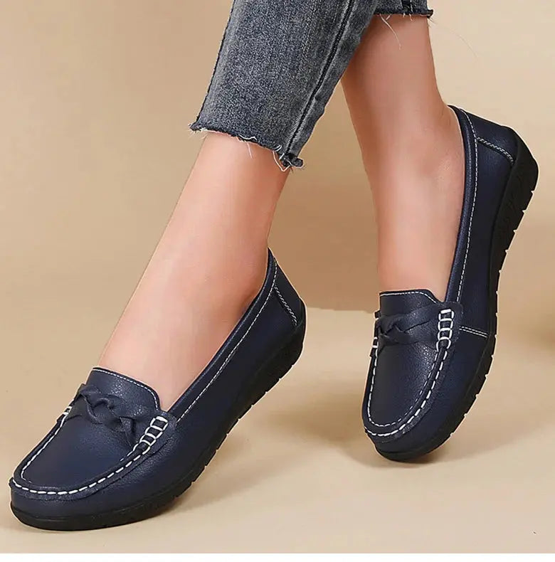 Chaussures pour femmes 2025, Nouvelles chaussures plates en cuir souple, Mocassins pour femmes, Chaussures plates décontractées, Chaussures pour femmes, Chaussures blanches pour femmes MedSurgery Store For Digital Health
