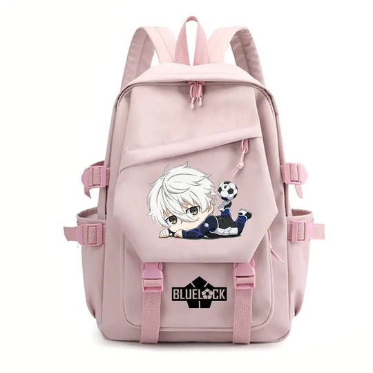 Anime blue lock backpack, fashion travel backpacks for men and women, outdoor sports school bag MedSurgery Store For Digital Health