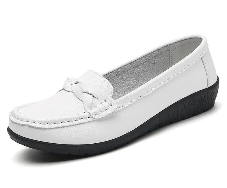 Chaussures pour femmes 2025, Nouvelles chaussures plates en cuir souple, Mocassins pour femmes, Chaussures plates décontractées, Chaussures pour femmes, Chaussures blanches pour femmes MedSurgery Store For Digital Health