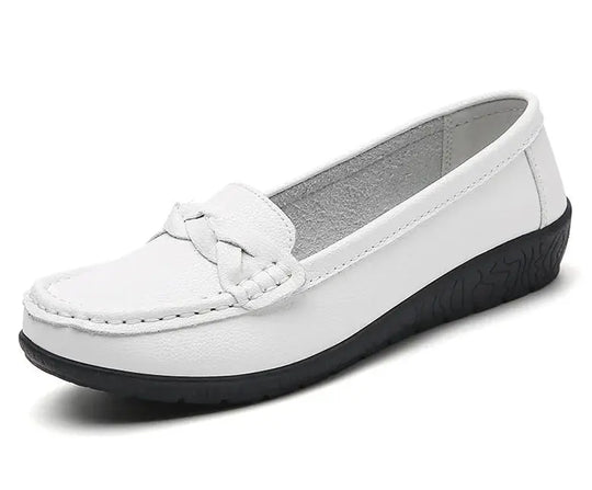 Chaussures pour femmes 2025, Nouvelles chaussures plates en cuir souple, Mocassins pour femmes, Chaussures plates décontractées, Chaussures pour femmes, Chaussures blanches pour femmes MedSurgery Store For Digital Health
