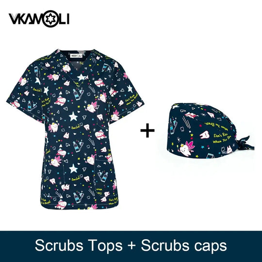 Uniformes pour cliniques vétérinaires, vêtements de travail pour femmes, combinaisons médicales, hauts exfoliants, chemises exfoliantes CJdropshipping