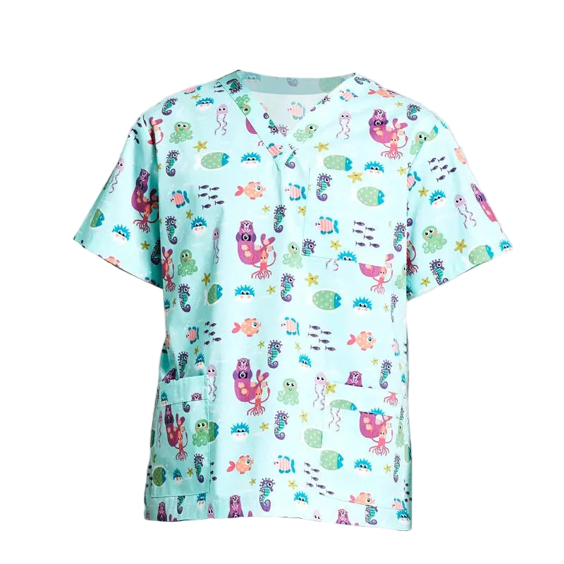 Uniforme clinique unisexe ANNO ProShield - Haut médical résistant au chlore (Modèle 09SS001) CJdropshipping