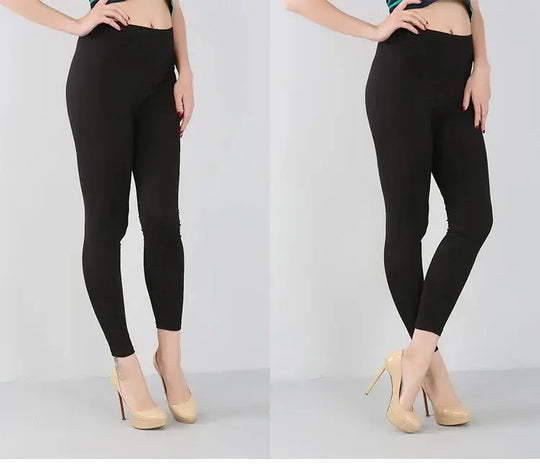 Leggings extensibles en fibre de bambou pour femmes, neuf points, décontractés, grande taille, printemps, été et automne, nouveau de 2024 DSers Fulfillment