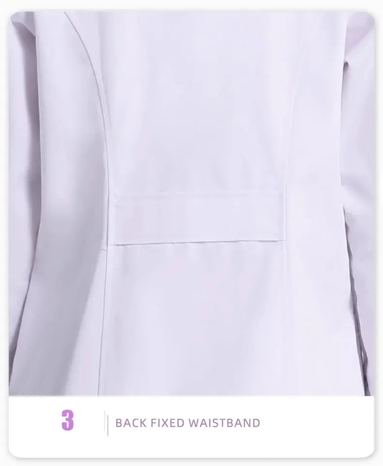 Blouse médicale blanche pour femme, blouse d'infirmière en coton, vêtements de travail d'hôpital, uniforme de travail professionnel de laboratoire scientifique de pharmacie MedSurgery Store For Digital Health