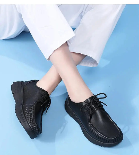 STRONGSHEN, chaussures blanches à plateforme, chaussures d'infirmières, chaussures de travail légères et confortables, chaussures à enfiler à la mode pour les femmes MedSurgery Store For Digital Health