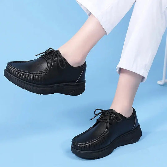 STRONGSHEN, chaussures blanches à plateforme, chaussures d'infirmières, chaussures de travail légères et confortables, chaussures à enfiler à la mode pour les femmes MedSurgery Store For Digital Health