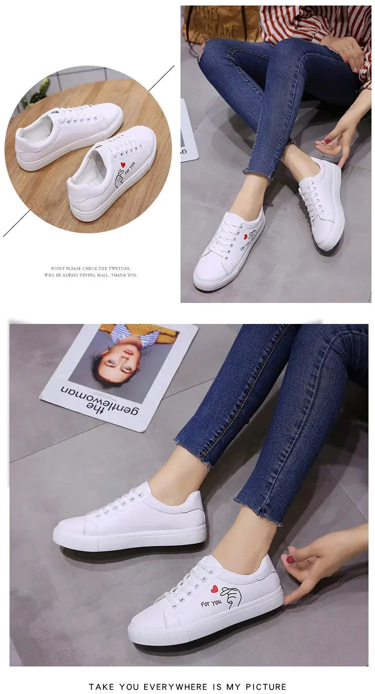 Chaussures de course blanches respirantes pour femmes, nouvelles chaussures décontractées avec lacets et fleurs brodées pour le printemps et l'automne MedSurgery Store For Digital Health