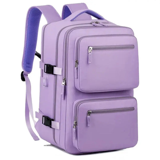 Grand sac à dos de voyage pour femmes et hommes, sac de cabine, sac à dos d'avion imperméable multifonctionnel avec chargement USB, sac à dos antivol MedSurgery Store For Digital Health