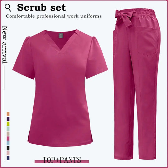 Vêtements de travail à manches courtes pour les cliniques, blouses pour femmes, blouses d'hôpital, combinaisons pour dentistes, accessoires pour infirmières CJdropshipping