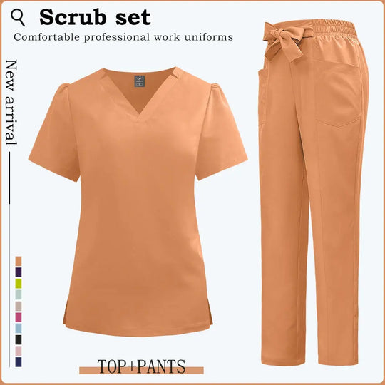 Vêtements de travail à manches courtes pour les cliniques, blouses pour femmes, blouses d'hôpital, combinaisons pour dentistes, accessoires pour infirmières CJdropshipping