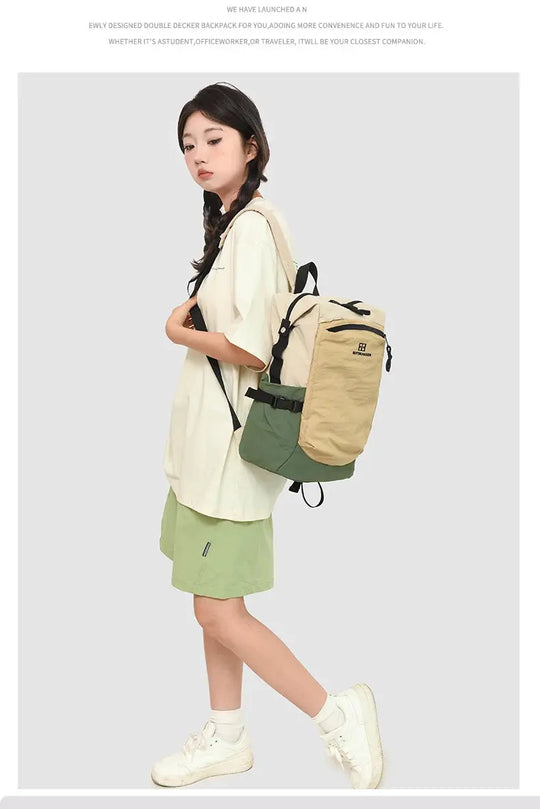 Sac à dos d'extérieur à double bandoulière pour femmes, de grande capacité. Il est portable et convient aux déplacements quotidiens et aux voyages. Il s'agit d'un cas MedSurgery Store For Digital Health