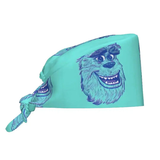 Casquette de travail réglable personnalisée avec dessin animé Monsters University, casquette chirurgicale pour hommes et femmes, casquette chirurgicale pour infirmières, médecins et chirurgiens MedSurgery Store For Digital Health