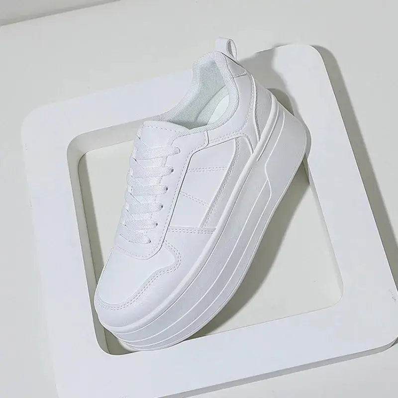 Baskets blanches pour femmes, chaussures décontractées en cuir de haute qualité, chaussures de sport haut de gamme pour femmes, chaussures à plateforme vulcanisée MedSurgery Store For Digital Health