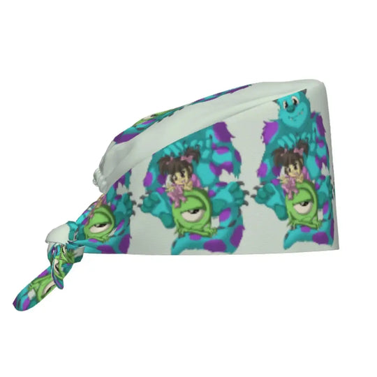 Casquette de travail réglable personnalisée avec dessin animé Monsters University, casquette chirurgicale pour hommes et femmes, casquette chirurgicale pour infirmières, médecins et chirurgiens MedSurgery Store For Digital Health