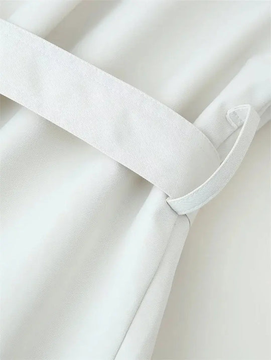 Trench-coat pour femmes, nouveau manteau court avec ceinture, revers, haut décontracté et habillé pour femmes 2025 MedSurgery Store For Digital Health