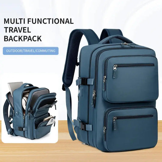 Grand sac à dos de voyage pour femmes et hommes, sac de cabine, sac à dos d'avion imperméable multifonctionnel avec chargement USB, sac à dos antivol MedSurgery Store For Digital Health